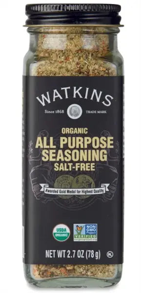 Watkins Organic All Purpose Seasoning, Salt Free, 78 g