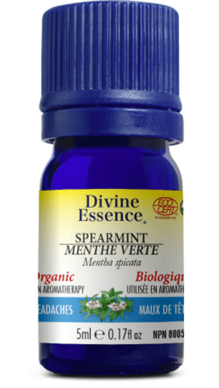 Divine Essence Organic Spearmint Essential Oil, 5 mL