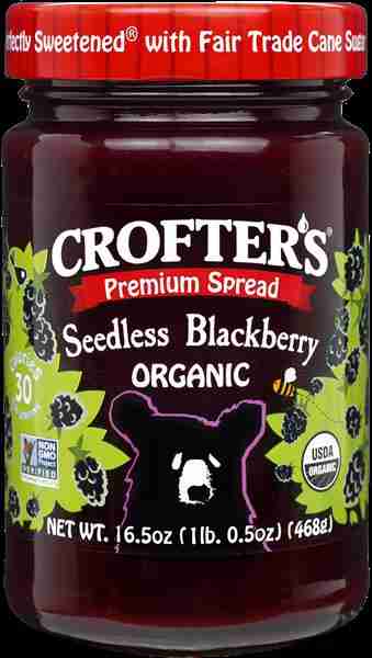 Crofter's Seedless Blackberry Spread 383Ml