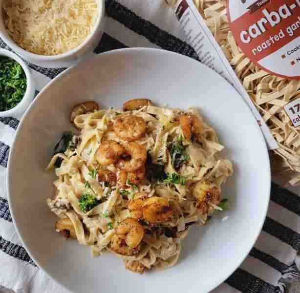 Al Dente - Carba Nada Roasted Garlic Fettuccine, 283G