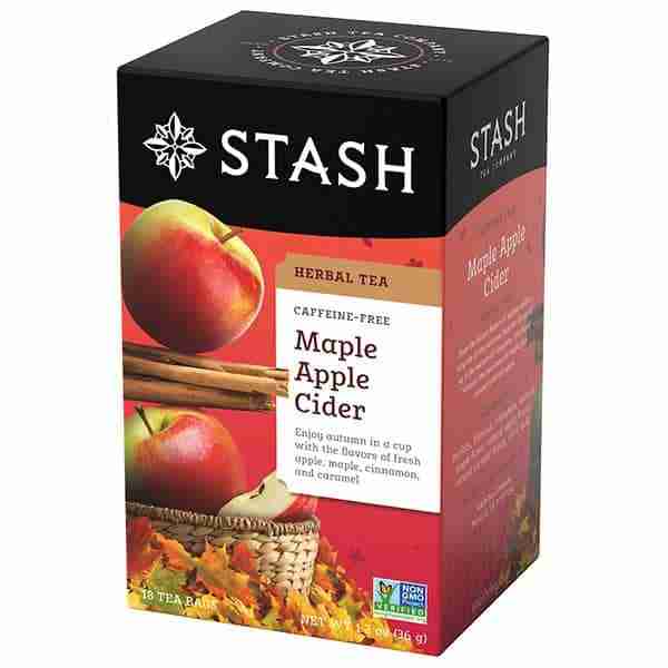 Stash - Maple Apple Cider Herbal Tea, 18 Tea Bags