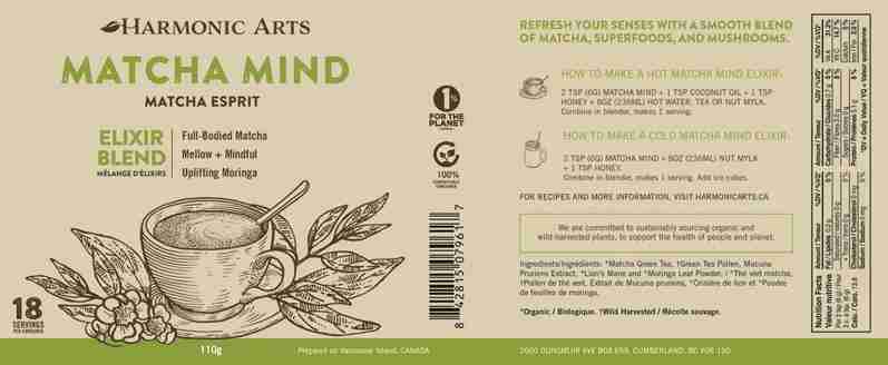 Harmonic Arts - Matcha Mind, 110G