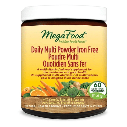 Megafood Daily Multi Powder Iron Free 81.6 G