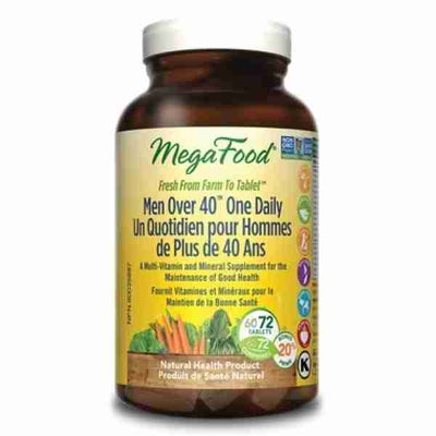 Megafood Men Over 40 One Daily 72 Tablets