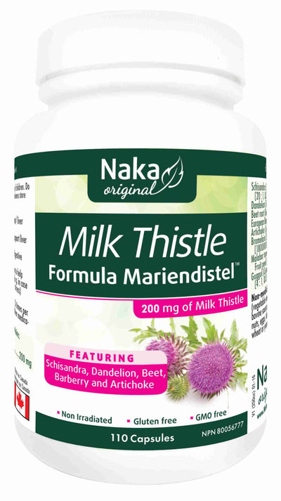 NAKA Milk Thistle 200Mg 110 Capsules