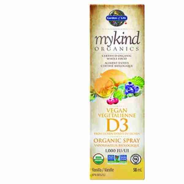 Garden Of Life Mykind Vitamin D3 Vanilla 58Ml Spray