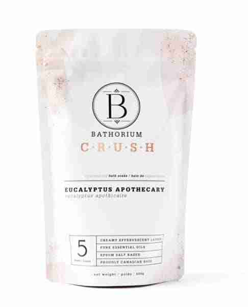 Bathorium Eucalyptus Apothecary Crush Bath Soak, 5 x 120 g