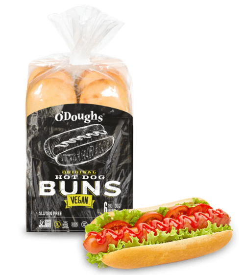 O'doughs - Original Hotdog Buns, 600G