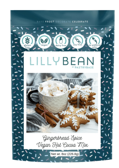 Lilly Bean Gingerbread Spice Vegan Hot Chocolate Mix, 226G