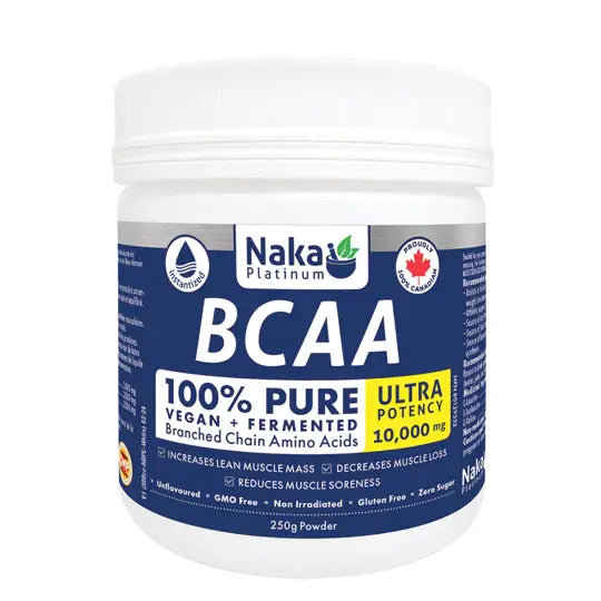 Naka Platinum BCAA 100% Pure 10,000 mg, 250 g