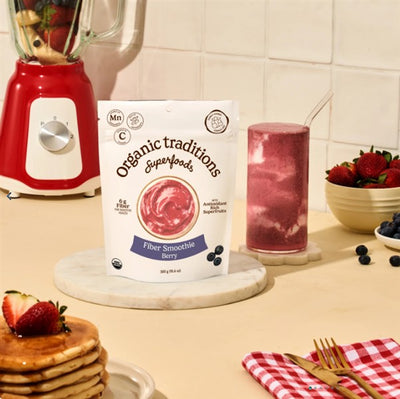Organic Traditions Fibre Smoothie - Berry, 300G