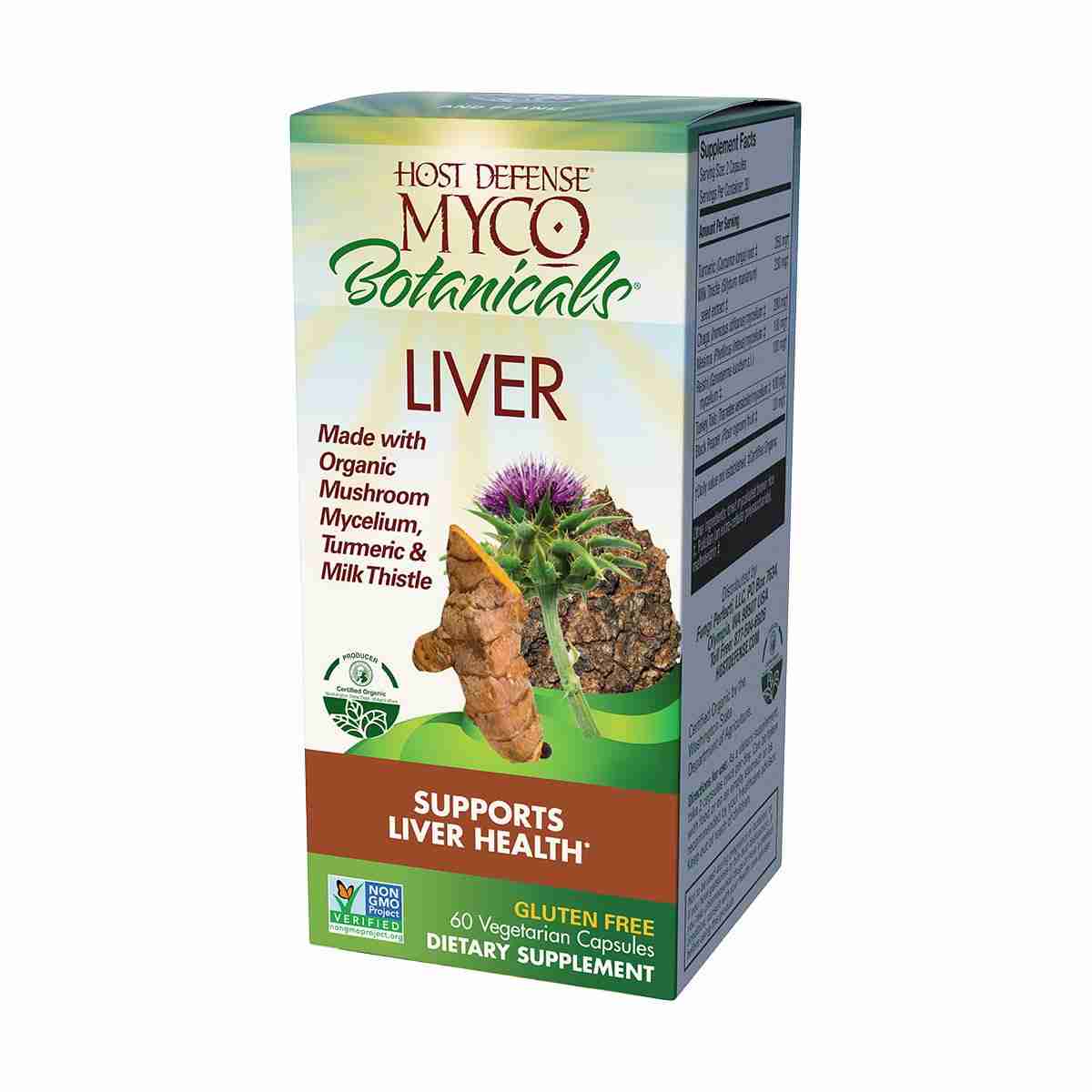 Host Defense Liver, 60 Vegetarian Capsules
