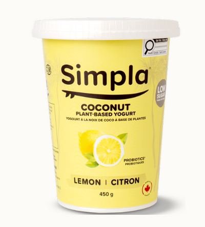 Simpla Lemon Coconut Yogurt, 450G