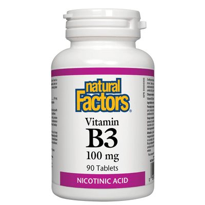 Natural Factors Vitamin B3 100Mg 90 Tablets