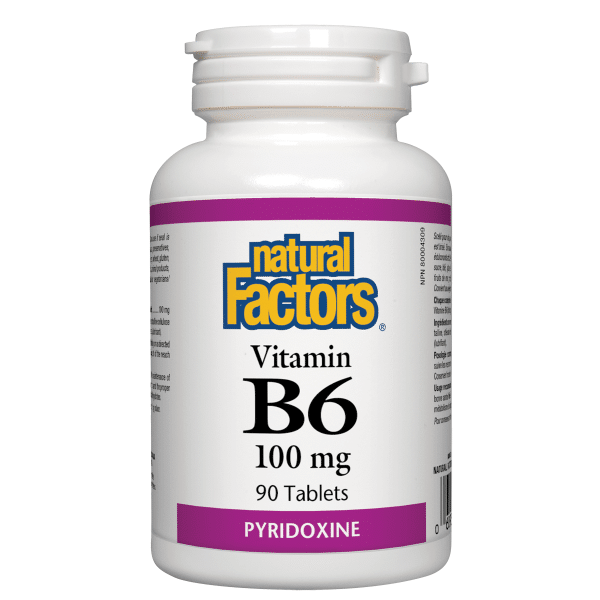 Natural Factors Vitamin B6 100Mg 90 Tablets