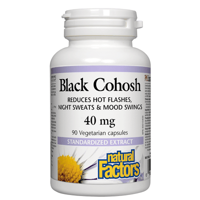Natural Factors - Black Cohosh 40Mg 90 Veggie Caps
