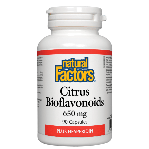 Natural Factors Citrus Bioflavonoids 650 mg, 90 Capsules