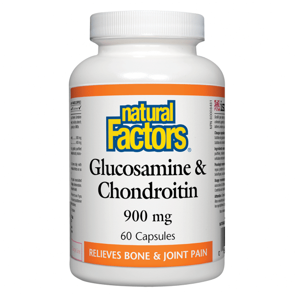 Natural Factors Glucosamine & Chondroitin Sulfate 900Mg 60 Capsules