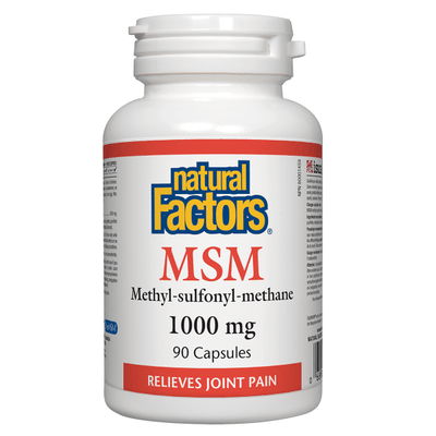 Natural Factors MSM 1000Mg 90 Capsules