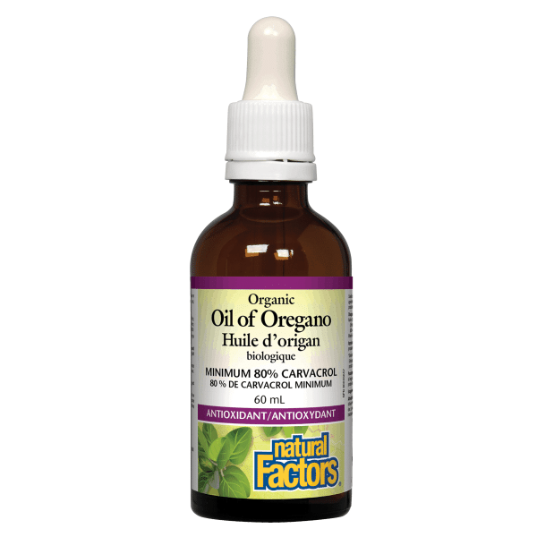 Natural Factors Organic Oil of Oregano, 60 mL