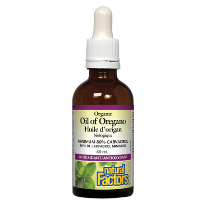 Natural Factors Organic Oil of Oregano, 60 mL