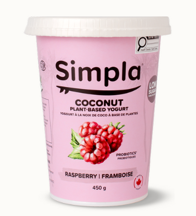 Simpla Raspberry Coconut Yogurt, 450G