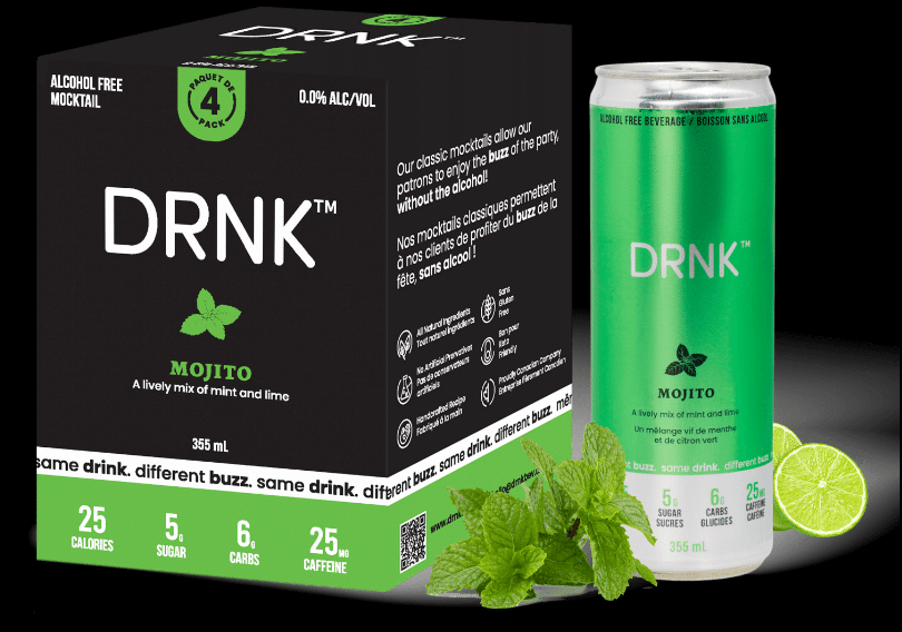DRNK - Non-Alcoholic Mojito, 4 X 355Ml