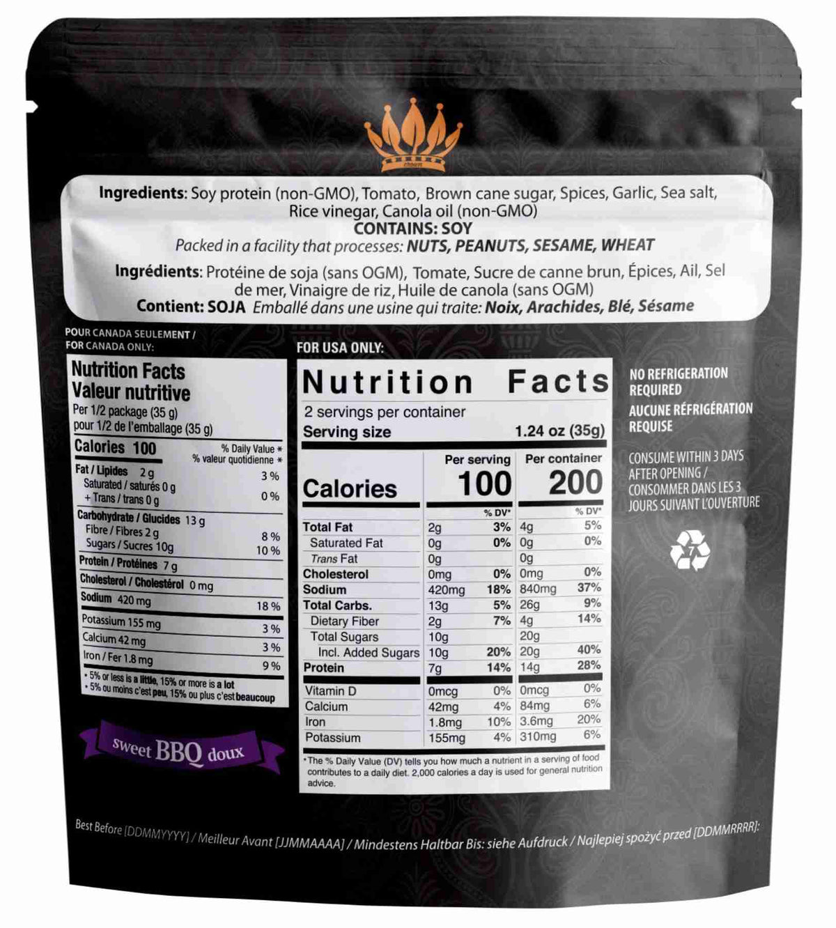 Noble Jerky Sweet BBQ 70G