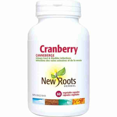 New Roots Cranberry 600Mg 60 Vegan Capsules