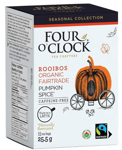 Four O'clock - Pumpkin Spice Rooibos Tea, 15 Bags