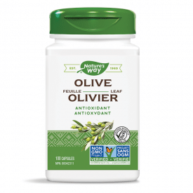 Nature's Way Olive Leaf 500 mg, 100 Capsules