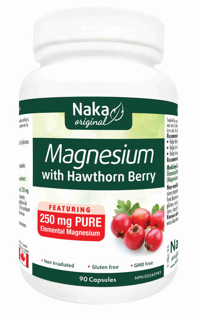 Magnesium 250Mg  (With Hawthorn) - 90 Caps