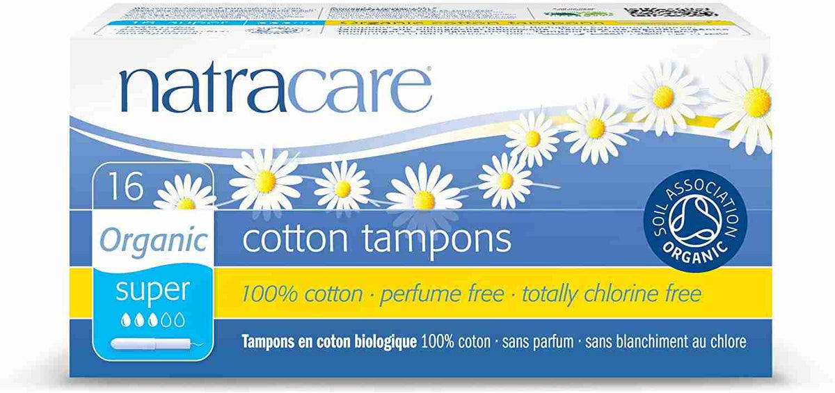 Natracare Organic Cotton Super Tampons - 16