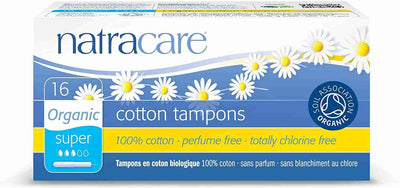 Natracare Organic Cotton Super Tampons - 16