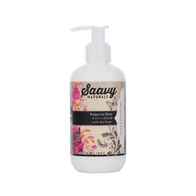 Saavy Naturals - Body Cream: Bulgarian Rose 250Ml