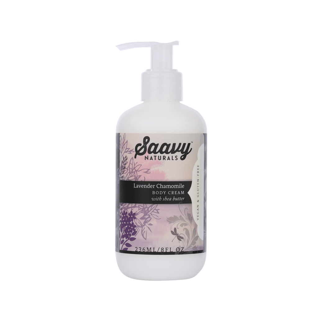 Saavy Naturals Body Cream: Lavender Chamomile - 250Ml