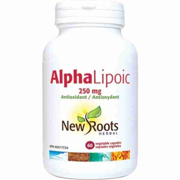 New Roots Alpha Lipoic Acid 250 mg, 60 Capsules