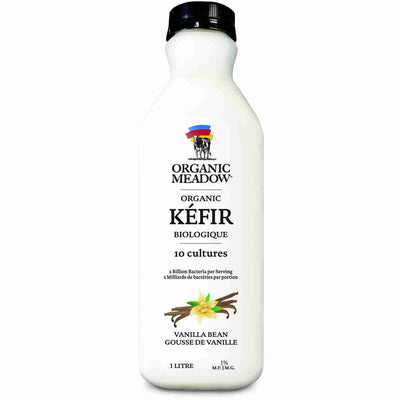 Organic Meadow, Vanilla Bean Kefir, 1L