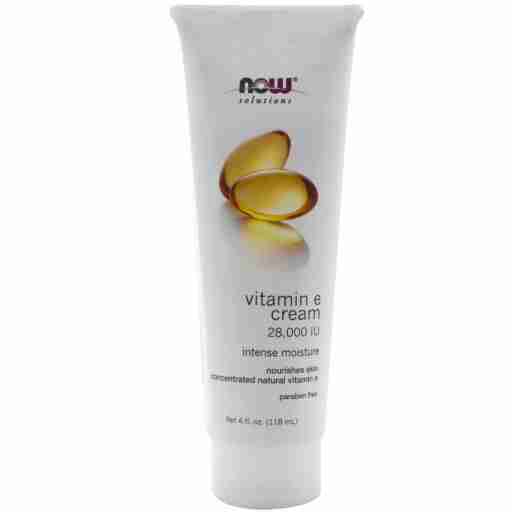 NOW Vitamin E Cream, 118 mL