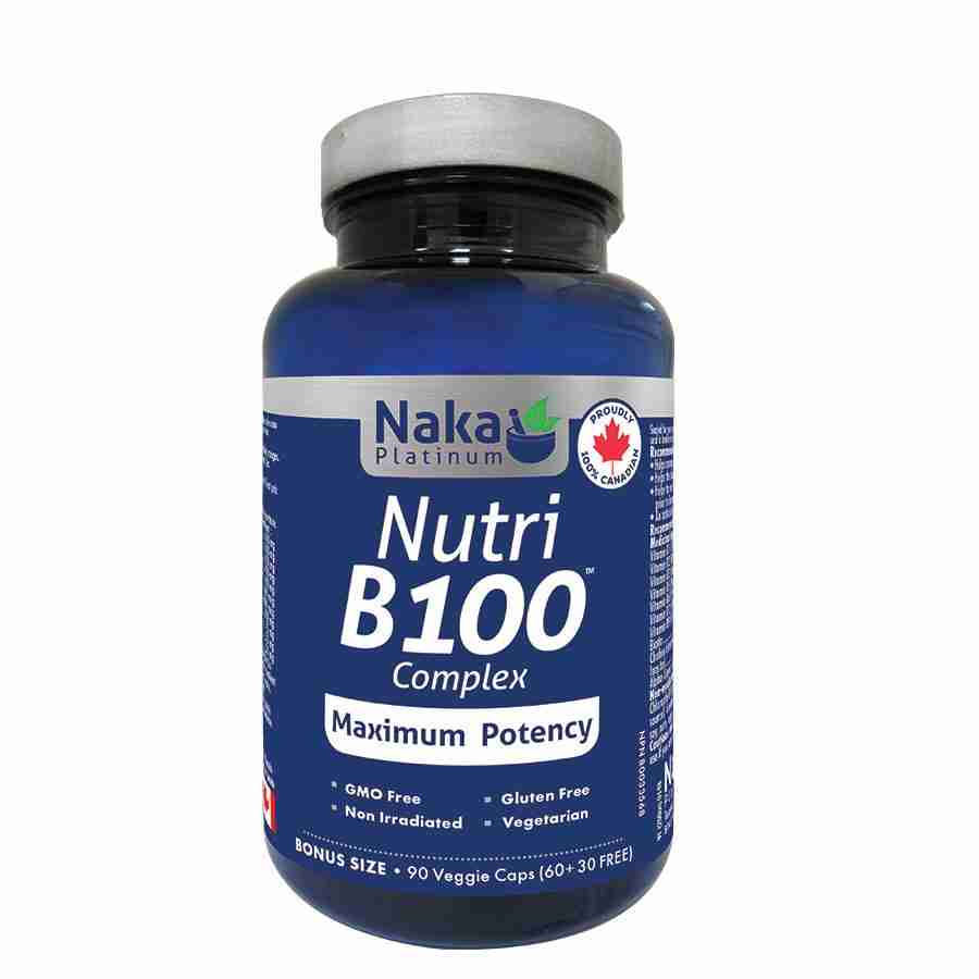 Naka, Nutri B100 Complex, 90 Veg Caps