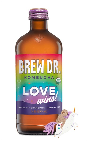 Brew Dr. Kombucha - Love Jasmine, Lavender & Rose, 414Ml