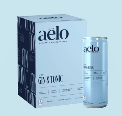 Aelo - Alcohol Free Gin & Tonic, 4X355ml