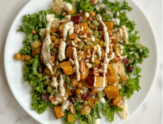 Mindful Meals Autumn Apple Tahini Salad