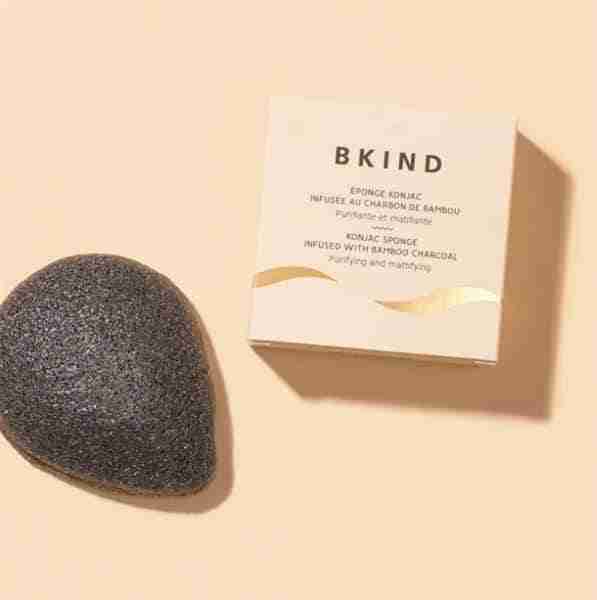 Bkind - Konjac Facial Sponge: Bamboo Charcoal