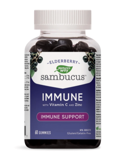 Nature's Way Sambucus Elderberry Immune Adults 60 Gummies