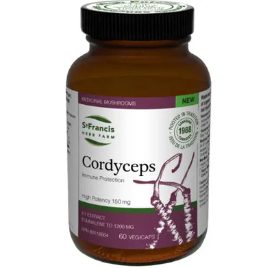 St Francis Cordyceps, 60 Caps