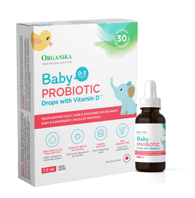 Organika - Baby Probiotic W/ Vitamin D, 7.5Ml