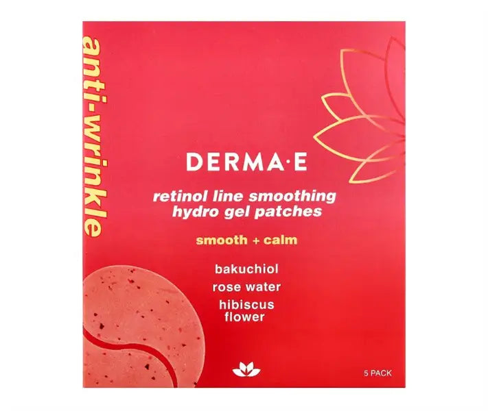 Derma E Retinol Line Smoothing Hydro Gel Patches, 5 Pack