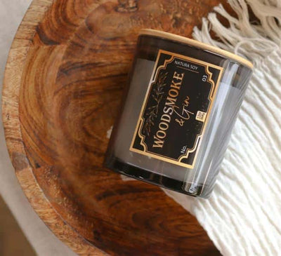 Natura Soy - Man Candle Woodsmoke Gin