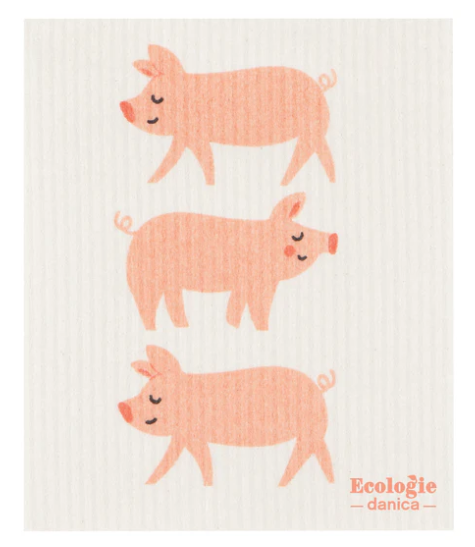 Ecologie Swedish Sponge Cloth - Penny Pig